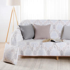 阳春小镇秋日暗纹沙发盖巾