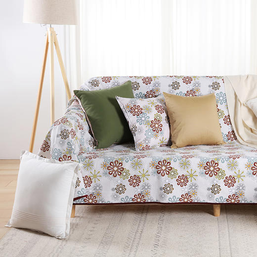 阳春小镇秋天的颜色沙发盖巾 商品图2