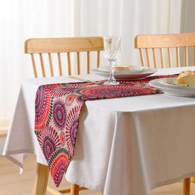 阳春小镇圆圈浮雕系列桌旗