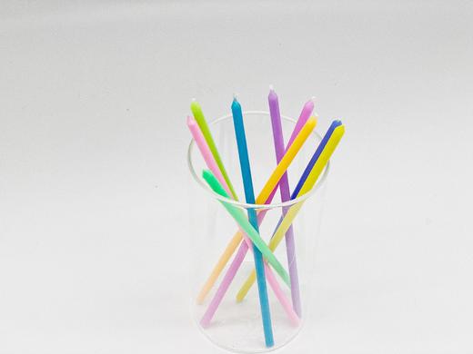 colorful/渐变色蜡烛 商品图0