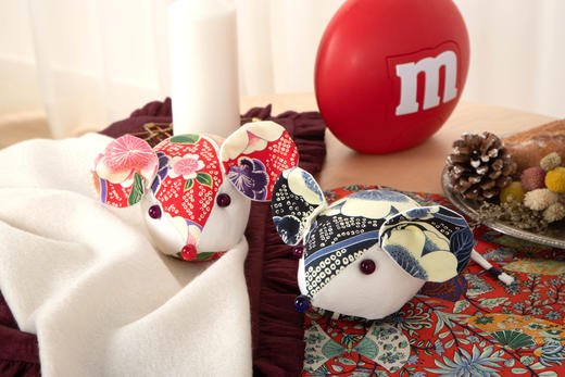 新年礼品小物花灯鼠布艺玩偶装饰布艺鼠 商品图3