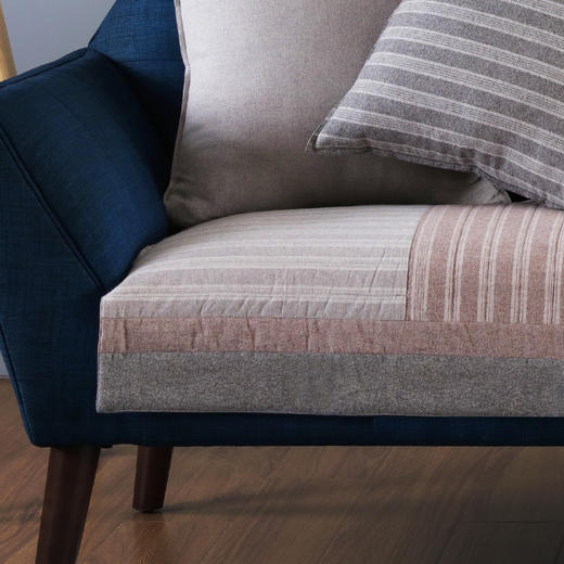 阳春小镇永恒的条纹与格子沙发巾 商品图7