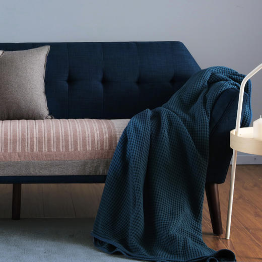 阳春小镇永恒的条纹与格子沙发巾 商品图8