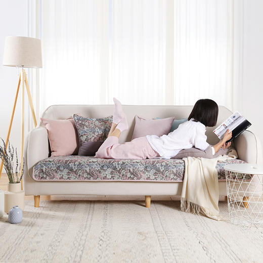 阳春小镇秋日花园沙发垫 商品图4