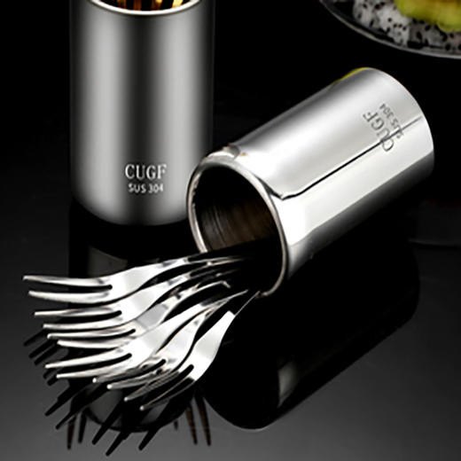 304不锈钢水果叉-本色 商品图0