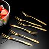 304不锈钢水果叉-金色 商品缩略图0