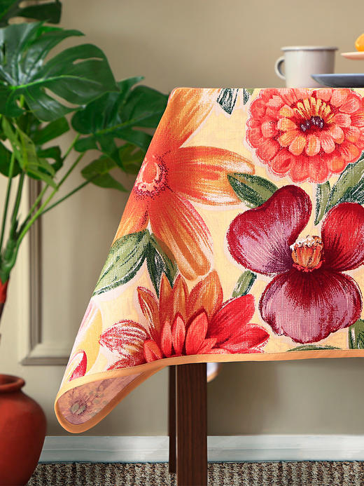 阳春小镇花开盛好方桌布 商品图1