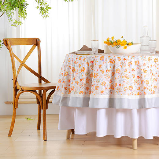 阳春小镇花园系列圆桌布 商品图0