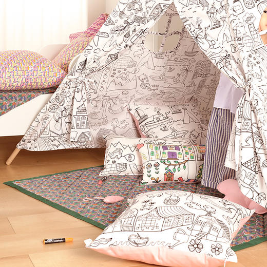 阳春小镇儿童多功能被水波纹 商品图4