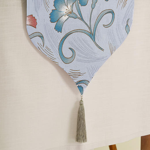 阳春小镇典雅流苏桌旗 商品图2