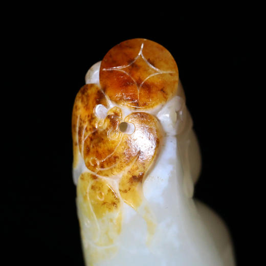 和田玉（羊脂玉）籽料挂件-- 积福生财 39.8g 商品图3