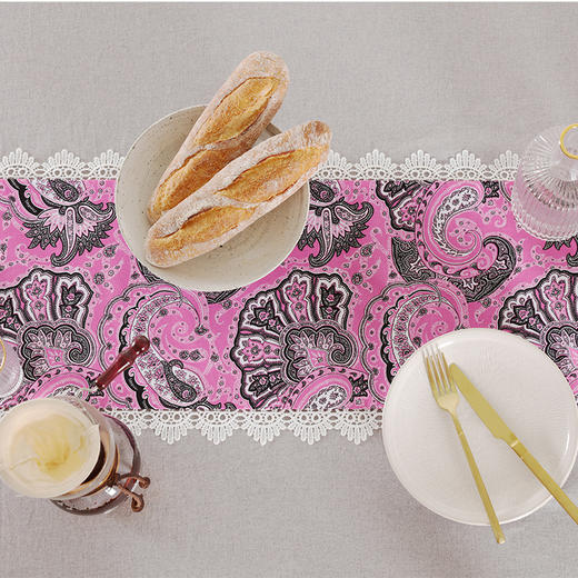 阳春小镇欧式蕾丝款桌旗 商品图1