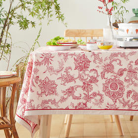 阳春小镇欧式风格藤蔓花纹方桌布