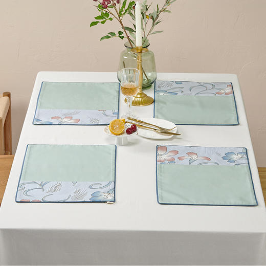 阳春小镇进口贡缎欧式餐垫 商品图8
