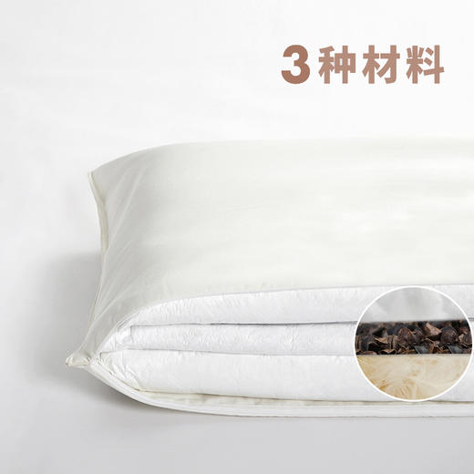 阳春小镇三层多功能羽绒枕棉枕 商品图1