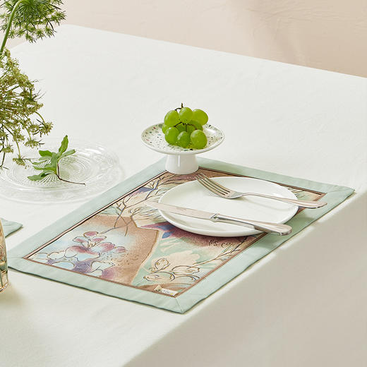 阳春小镇进口贡缎欧式餐垫 商品图2