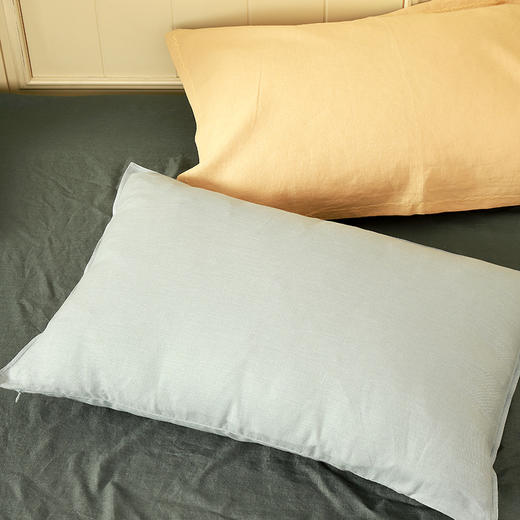 阳春小镇亚麻枕巾清凉透气 商品图2