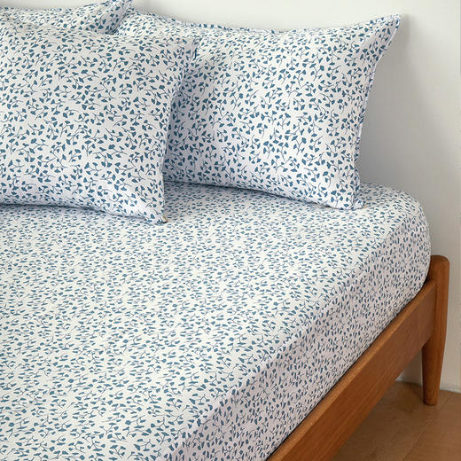 阳春小镇纯棉小花床笠床单 商品图11