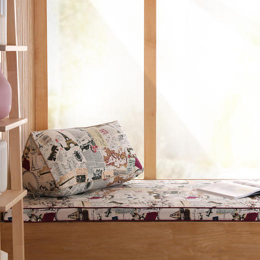 阳春小镇美式复古定制飘窗垫 商品图2