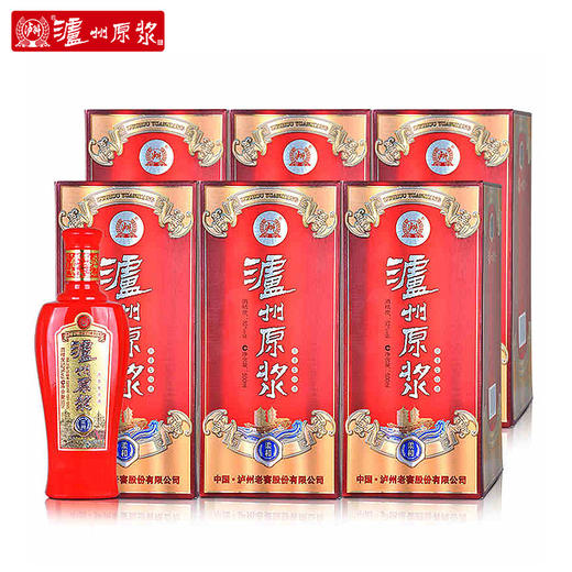 【1箱】泸州老窖 泸州原浆柔和浓香型白酒 52度500m*6瓶 商品图1