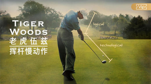 老虎伍兹｜2018八号铁挥杆慢动作／正前角度欣赏 商品图0