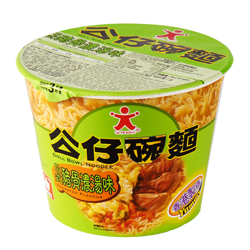 公仔碗面日式猪骨浓汤味