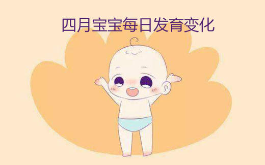 四月宝宝每日生长发育变化 商品图0