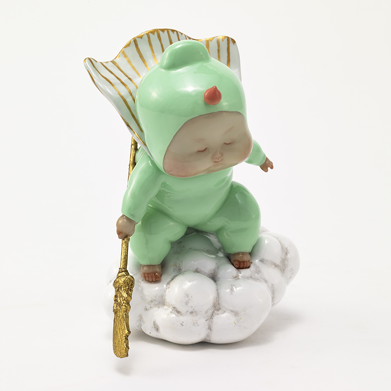 稀奇艺术瞿广慈作品平步青云mini桌面摆件饰品礼物