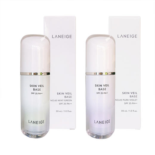 韩国LANEIGE兰芝 雪纱防晒隔离霜绿色/紫色/粉色 SPF25 PA++ 30ml 商品图9