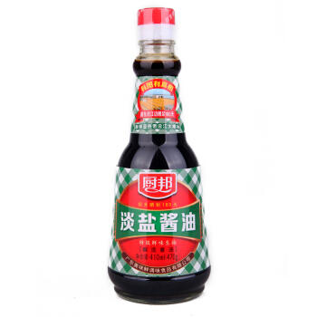 厨邦淡盐醬油410ml 商品图0