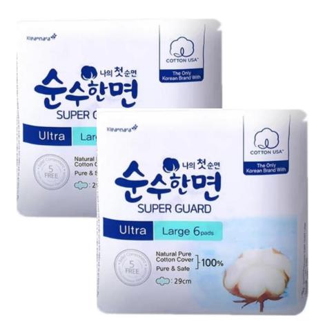[1+1]깨끗한나라 순수한면울트라슈퍼가드 대형6P 商品图0