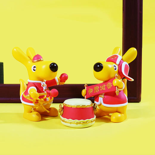 新年袋鼠手办套装 商品图4