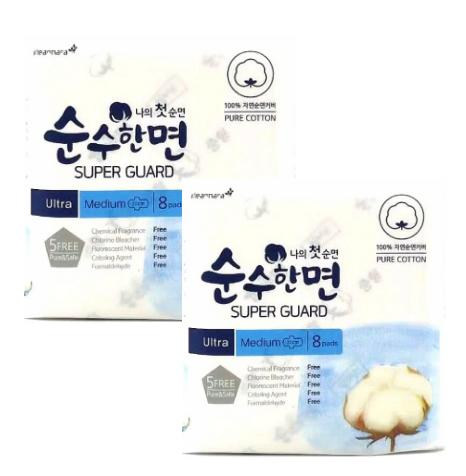  [1+1]깨끗한나라 순수한면울트라슈퍼가드 중형8P 商品图0