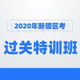 2020新疆区考过关特训班
