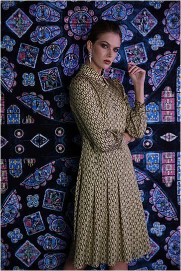 【伯妮斯茵】3S6245--连衣裙--黄金屋顶的爱情--《因汉而生--哥特》 商品图0