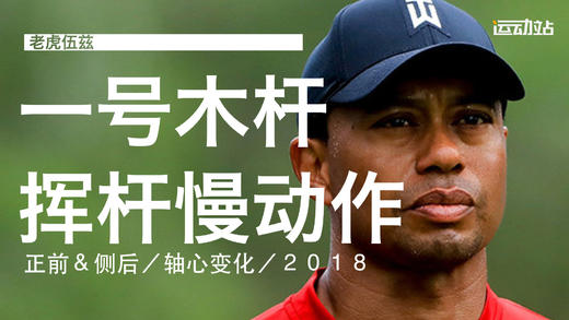 老虎伍兹｜2018一号木挥杆（正前＆侧后）轴心变化 商品图0