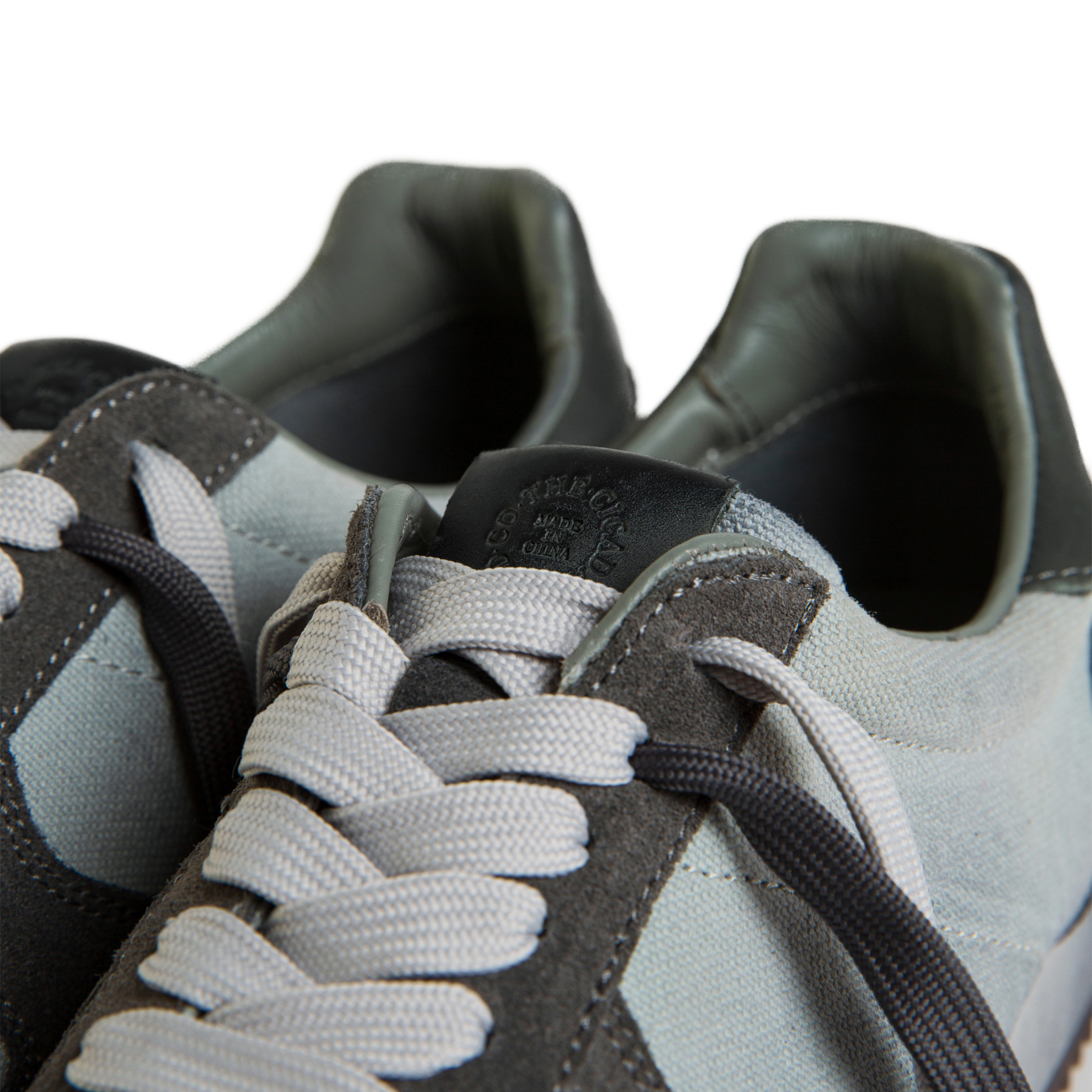 cicadahood日本冈山帆布复古马拉松脏跑鞋手工做旧双鞋带