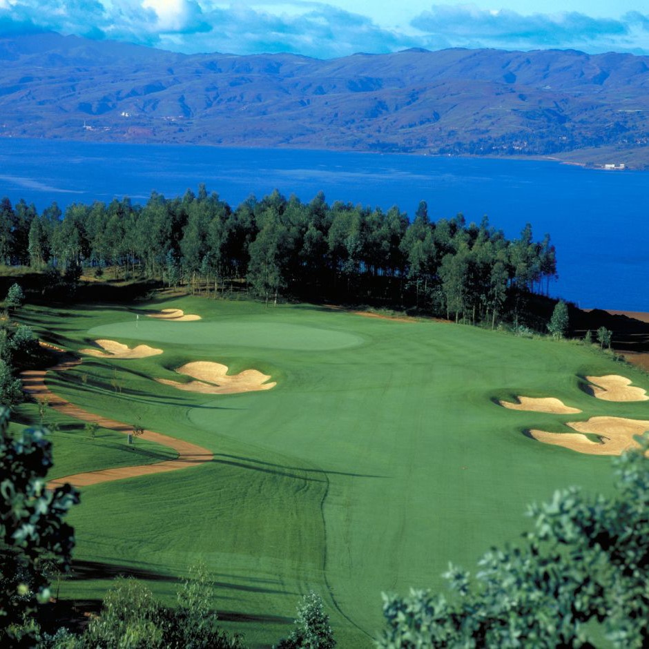 4天3晚3球春城湖畔高尔夫度假村springcitygolflakeresort昆明球场