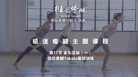 第11节 音乐流动（一）低位美腿Tabata基础训练