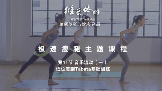 第11节 音乐流动（一）低位美腿Tabata基础训练 商品图0