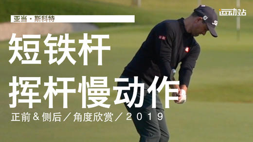 亚当-斯科特｜2019短铁挥杆慢动作／正前＆侧后／角度欣赏 商品图0