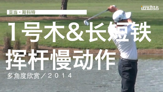 亚当-斯科特｜2014一号木＆长短铁挥杆慢动作／多角度欣赏 商品图0