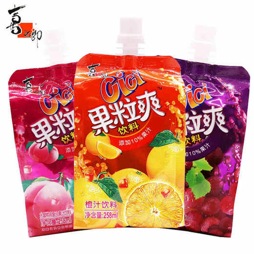 喜之郎果粒爽饮料258ml 商品图0