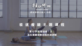 第12节 完整训练（五）高位美腿完整训练示范讲解