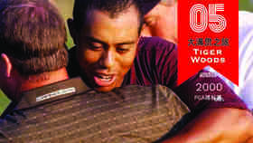 老虎伍兹击败鲍勃·梅，赢得2000PGA锦标赛
