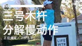 高宝璟｜2018三号木挥杆分解慢动作／正前角度