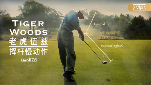 老虎伍兹｜2015五号铁超级挥杆慢动作-正面角度欣赏 商品图0