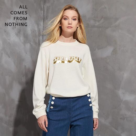 圆领印花套头衫 商品图0