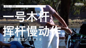 托尼-费纳｜一号木挥杆慢动作／正前角度欣赏／２０１８