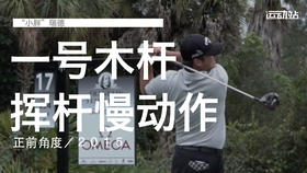 ＂小胖＂瑞德｜一号木挥杆慢动作／正前角度／２０１５